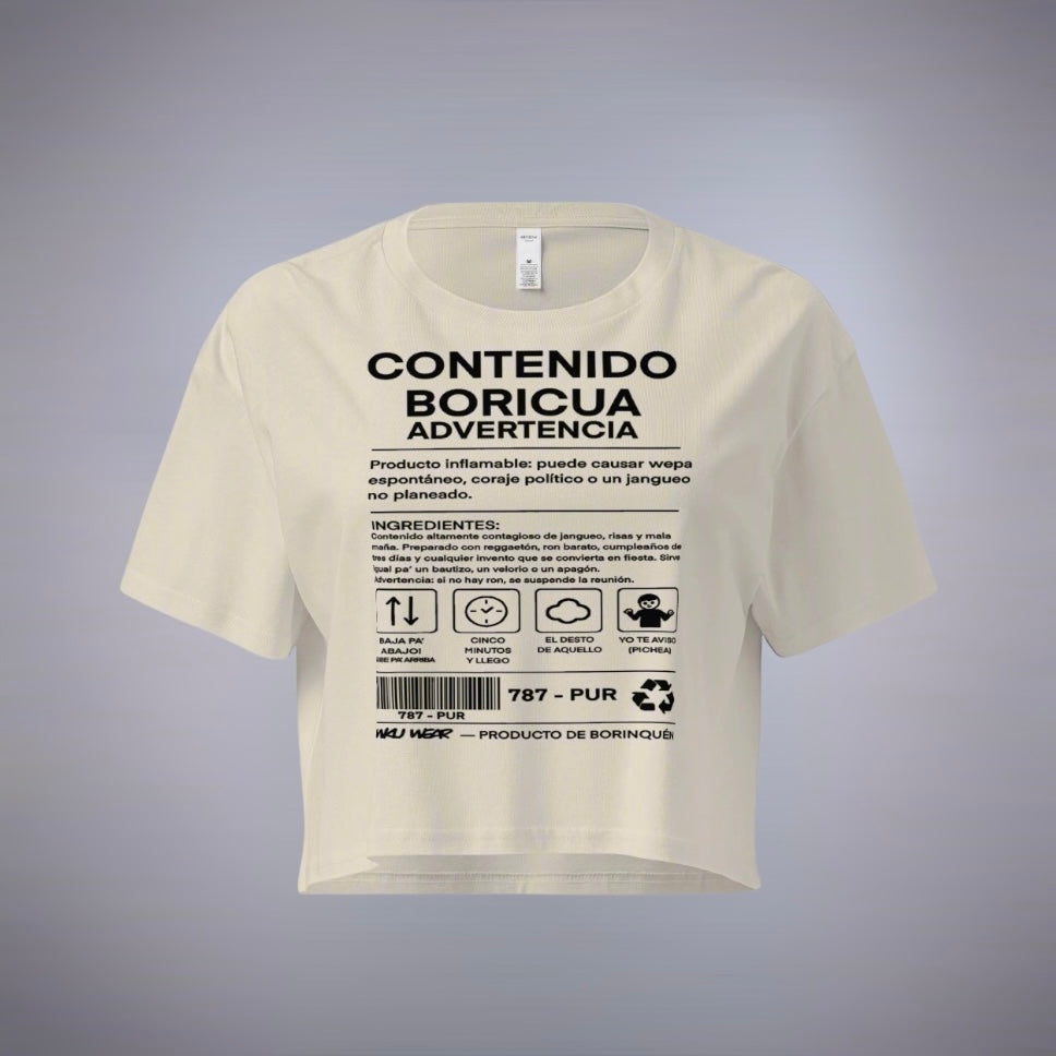 Contenido Boricua | Crop Top