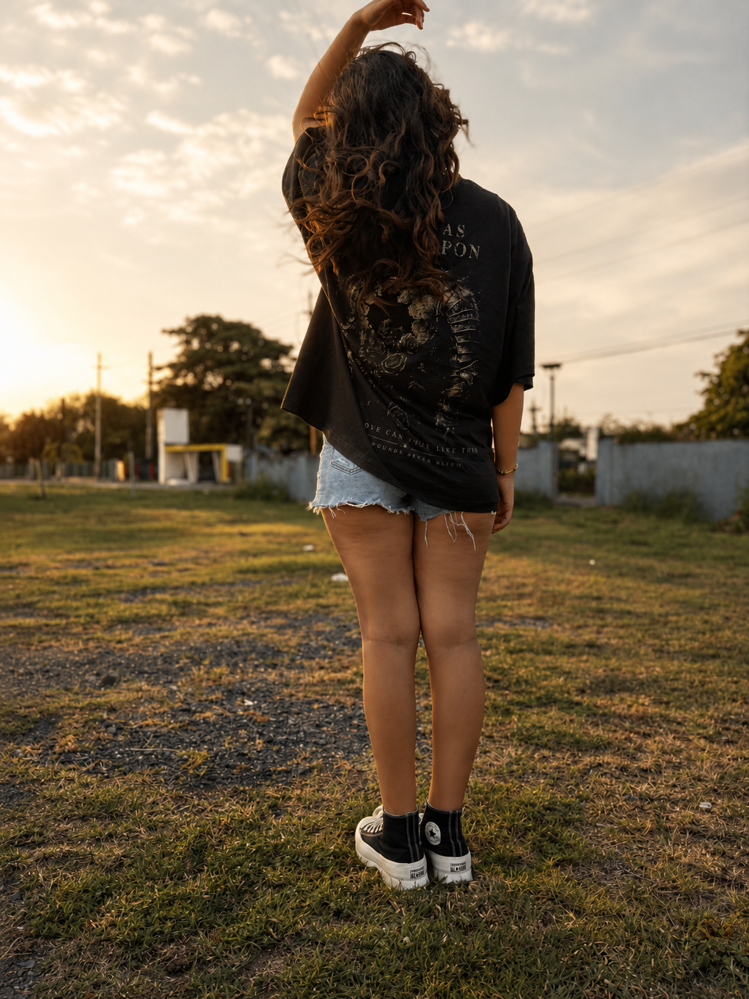 LOVE WAS THE WEAPON | OVERSIZED TEE