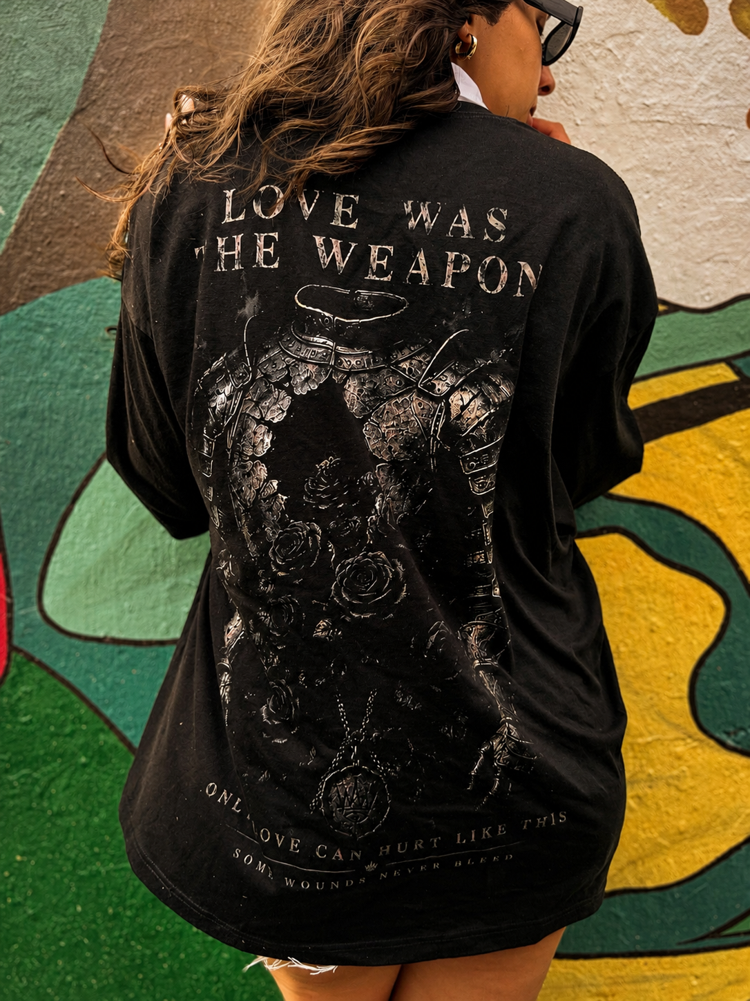 LOVE WAS THE WEAPON | OVERSIZED TEE