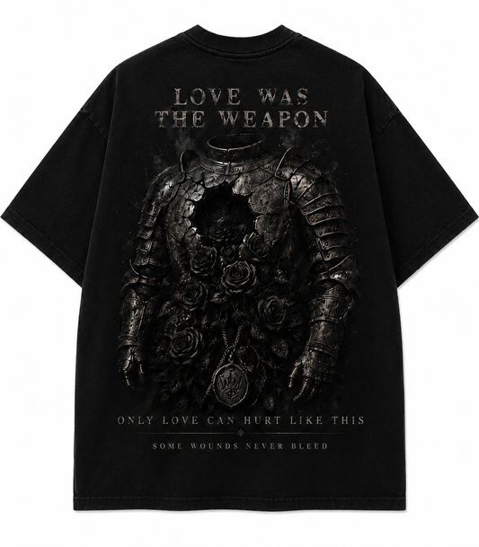 LOVE WAS THE WEAPON | OVERSIZED TEE